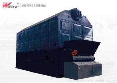 Diseño arqueado caldera encendido biomasa horizontal de la hoja de tubo de 10 toneladas para la industria de goma