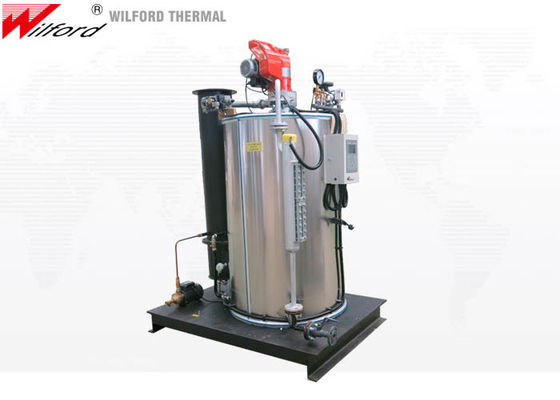 Caldera de vapor de gas del tubo vertical del agua de la presión baja 200kg/H 0.7Mpa